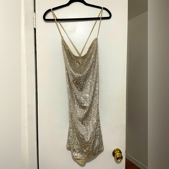 H&M Slip on glitter dress - Picture 1 of 2